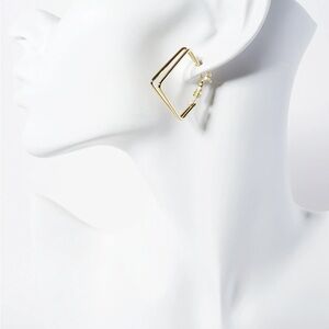 New Double square earrings